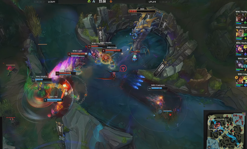 WBG险胜FNC，ShowMaker拿下关键大龙焦点之战八强赛，锁定晋级资格